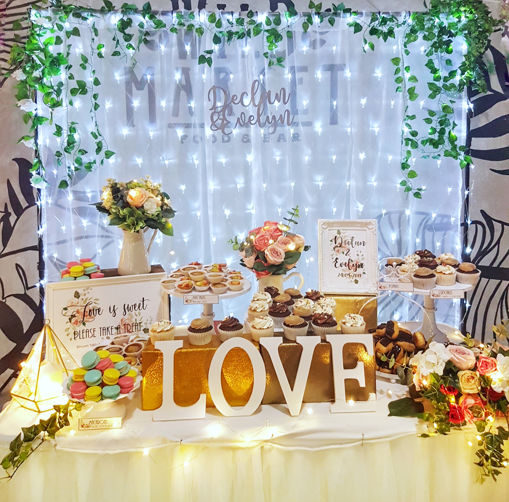 Wedding Dessert Table by The Baking Experiment